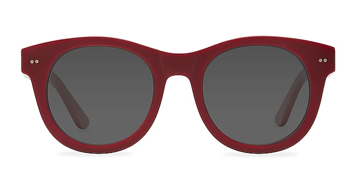 Bikini Matte Red Acetate Sunglass Frames from EyeBuyDirect