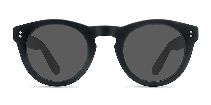 Ibiza Matte Black Acetate Sunglass Frames from EyeBuyDirect