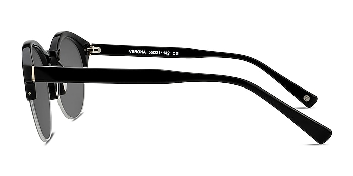 Verona Black Acetate Sunglass Frames from EyeBuyDirect