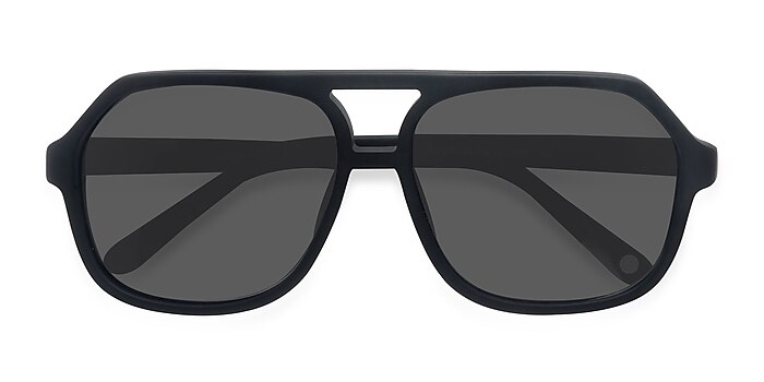 Matte Black Vegas -  Acetate Sunglasses