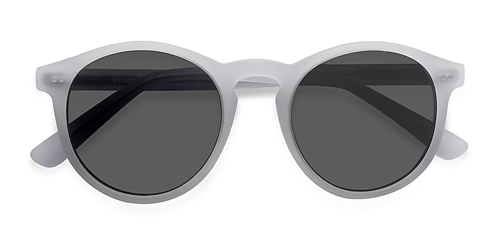 Matte White Decadent -  Acetate Sunglasses