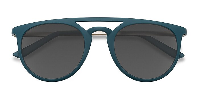 Matte Green Benicia -  Plastic Sunglasses