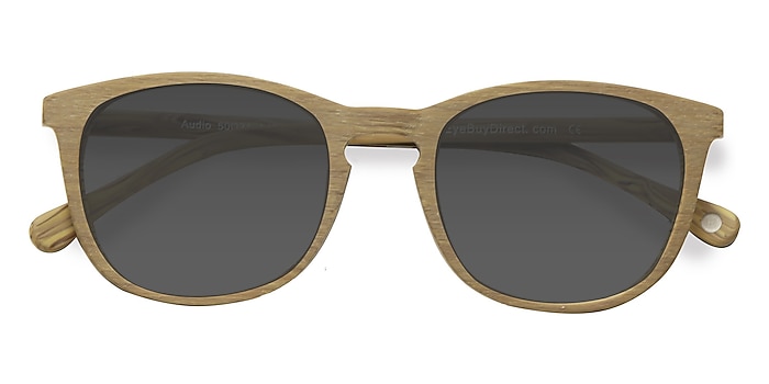 Yellow Audio -  Wood Texture Sunglasses