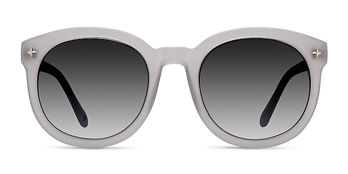 Paige White Acetate Sunglass Frames from EyeBuyDirect