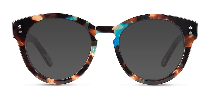 Rome Brown Floral Acetate Sunglass Frames from EyeBuyDirect