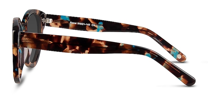 Rome Brown Floral Acetate Sunglass Frames from EyeBuyDirect