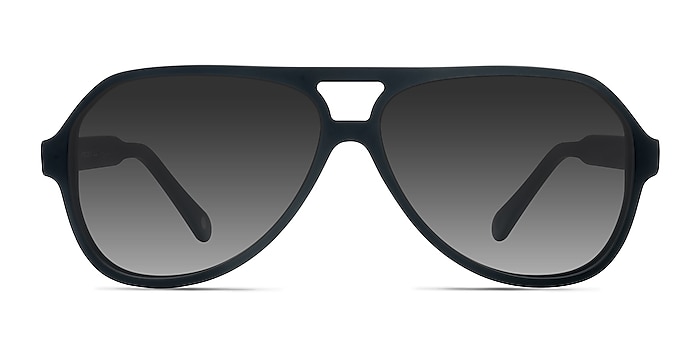 Americana Matte Black Acetate Sunglass Frames from EyeBuyDirect