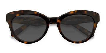 Tortoise Velour -  Vintage Acetate Sunglasses