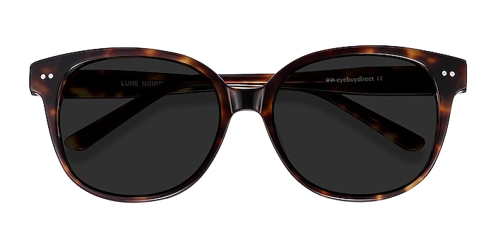  Tortoise  Lune Noire -  Vintage Acetate Sunglasses