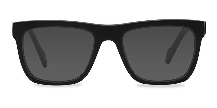 Virtual - No-Nonsense Black Square Sunglasses | EyeBuyDirect