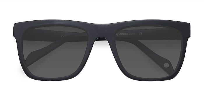 Matte Black Virtual -  Acetate Sunglasses