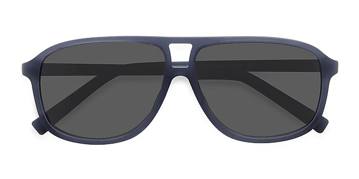 Matte Blue Bart -  Acetate Sunglasses