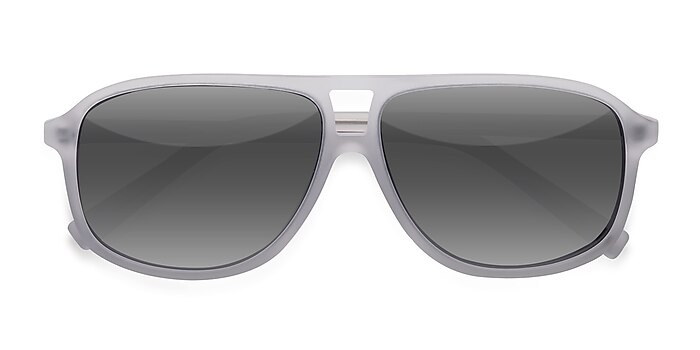 Matte White Bart -  Acetate Sunglasses