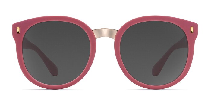 Vedette Matte Pink Metal Sunglass Frames from EyeBuyDirect