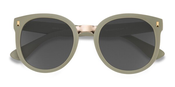 Vedette prescription sunglasses (Matte Olive) - 18611 - Contact Lenses Every side will look like your best side with Vede sku 18611