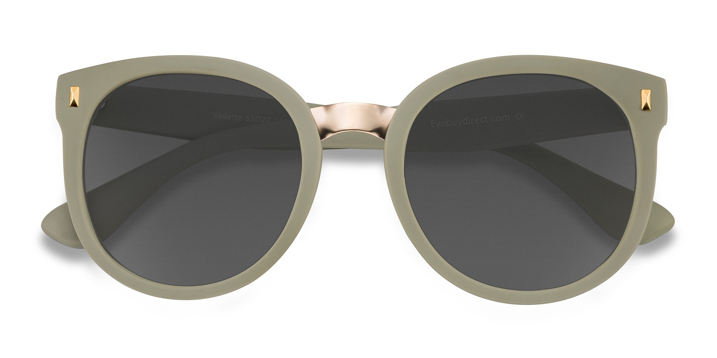 Female s roundPlastic, Metal Prescription sunglasses - Eyebuydirect s Vedette