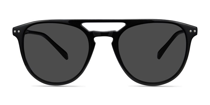 Meadow Black Plastic Sunglass Frames from EyeBuyDirect