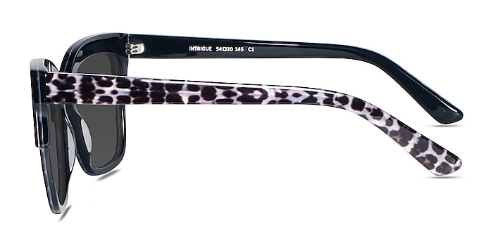 Intrigue Black Leopard Acetate Sunglass Frames from EyeBuyDirect