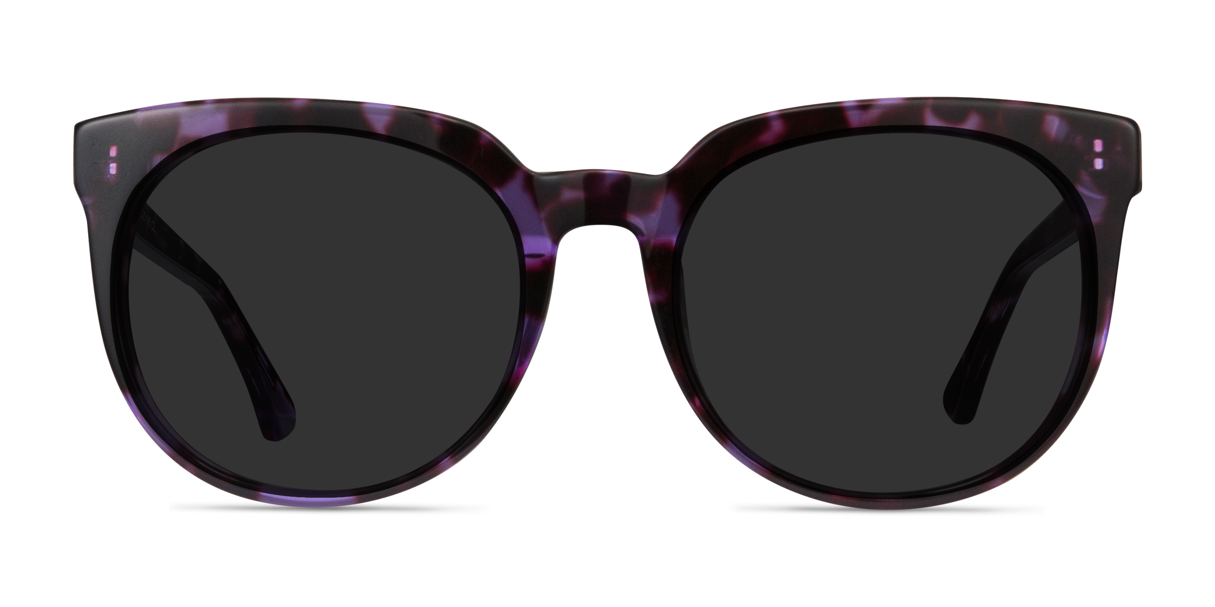 Queen - Round Purple Tortoise Frame Sunglasses For Women | Eyebuydirect