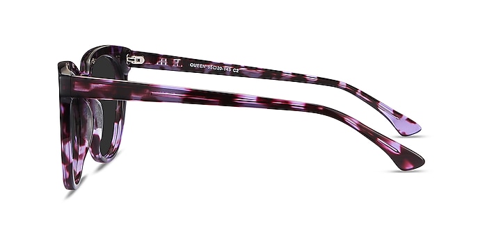 Queen Purple Tortoise Acetate Sunglass Frames from EyeBuyDirect