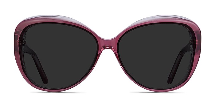 Believe Pink Acetate Sunglass Frames from EyeBuyDirect