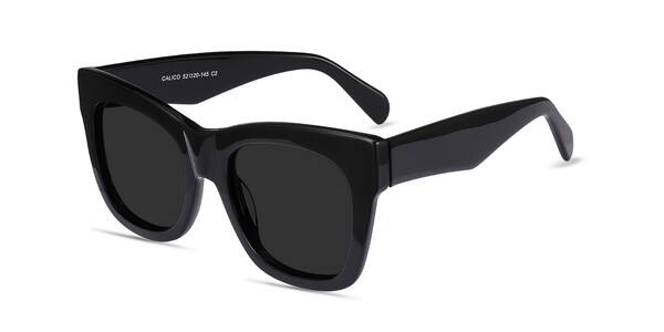 Black Calico -  Acetate Sunglasses