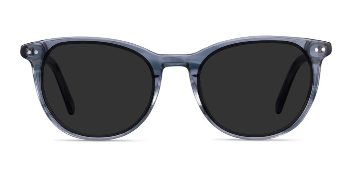 Rhythm Clear Blue Acetate Sunglass Frames from EyeBuyDirect