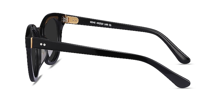 Seine Black Acetate Sunglass Frames from EyeBuyDirect