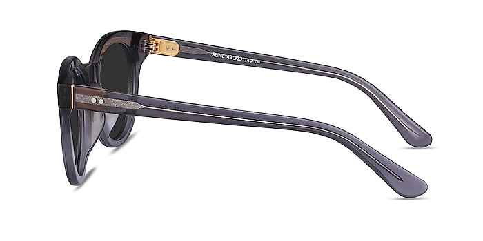 Seine Gray Acetate Sunglass Frames from EyeBuyDirect
