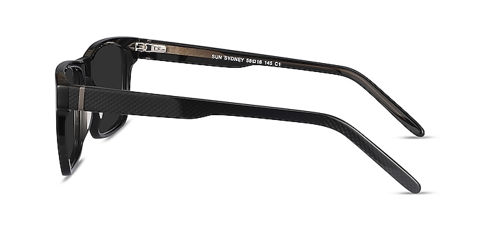 Sun Sydney Black Acetate Sunglass Frames from EyeBuyDirect