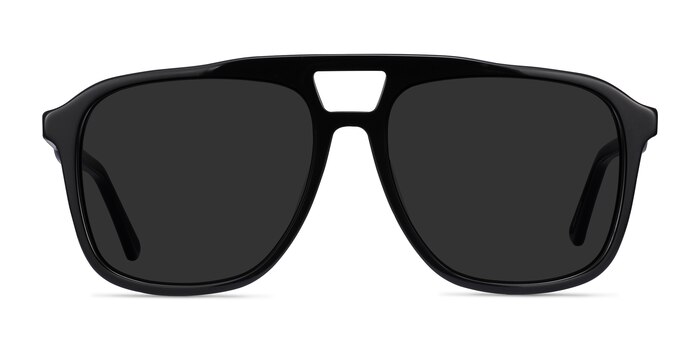 Aster Black Acetate Sunglass Frames from EyeBuyDirect