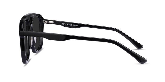 Aster Black Acetate Sunglass Frames from EyeBuyDirect