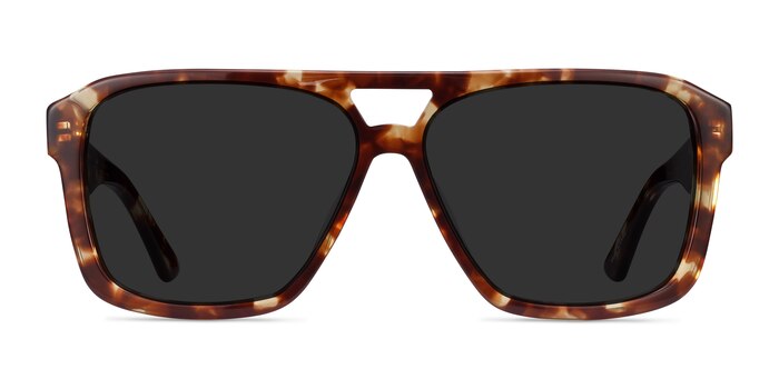 Bauhaus Havana Tortoise Acetate Sunglass Frames from EyeBuyDirect