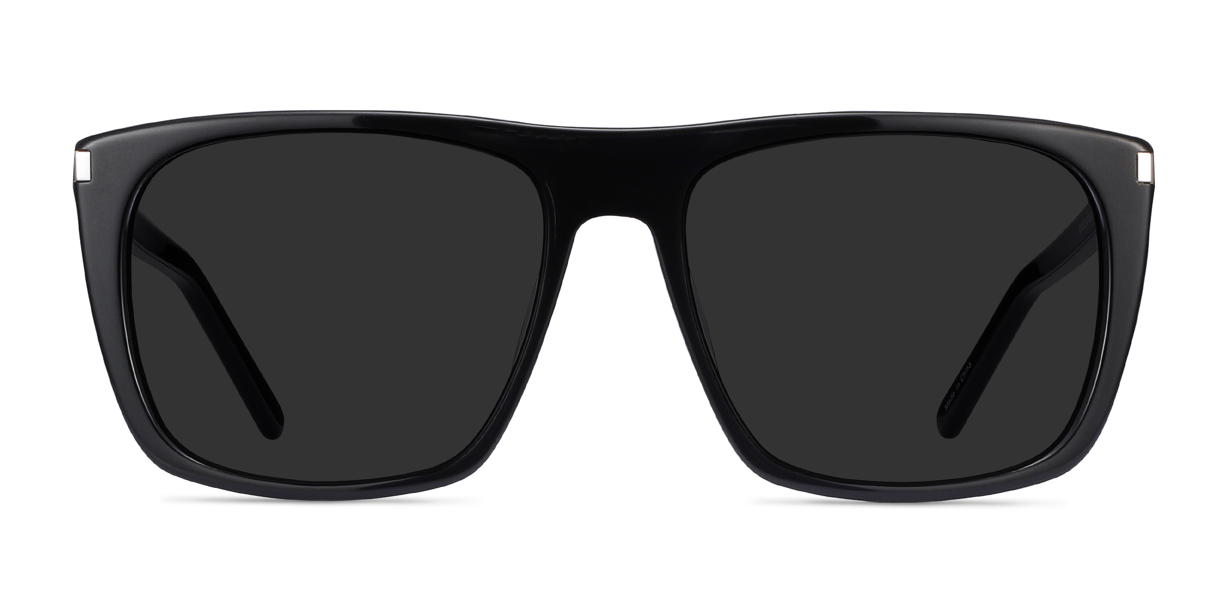 Jim - Square Black Frame Sunglasses For Men | Eyebuydirect