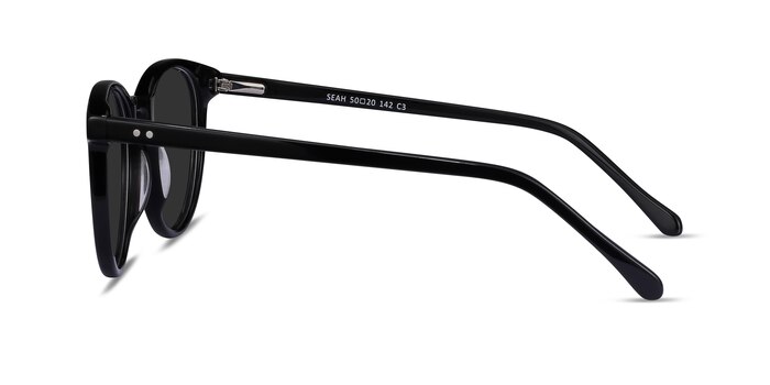 Seah Black Acetate Sunglass Frames from EyeBuyDirect