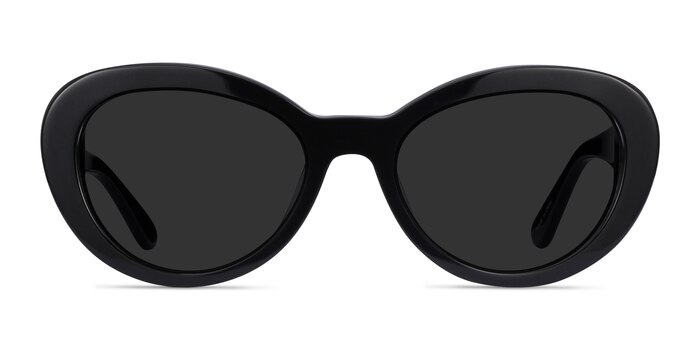 Elle Black Acetate Sunglass Frames from EyeBuyDirect