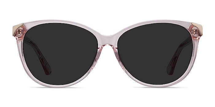 Lima Clear Pink Acetate Sunglass Frames from EyeBuyDirect