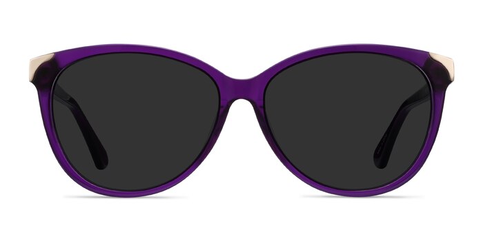 Lima Purple Acetate Sunglass Frames from EyeBuyDirect