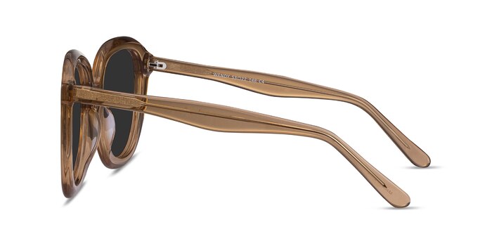 Wendy Clear Brown Acetate Sunglass Frames from EyeBuyDirect