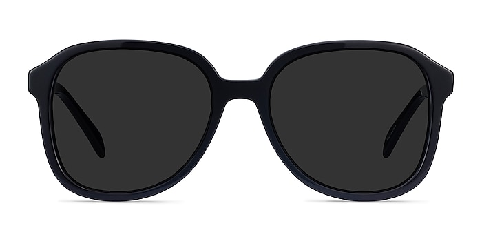Brent Black Acetate Sunglass Frames from EyeBuyDirect