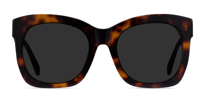 Claudette Tortoise Acetate Sunglass Frames from EyeBuyDirect