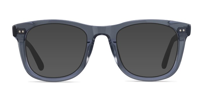 Nevada Clear Gray Acetate Sunglass Frames from EyeBuyDirect