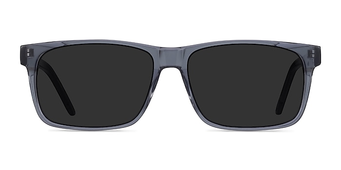 Sun Sydney Clear Gray Acetate Sunglass Frames from EyeBuyDirect