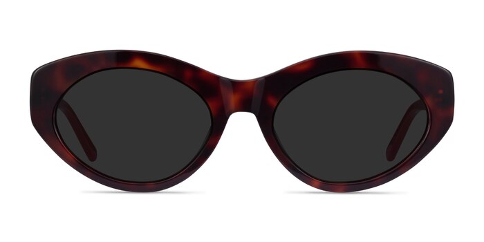 Fabulous - Cat Eye Tortoise & Red Frame Sunglasses For Women | EyeBuyDirect