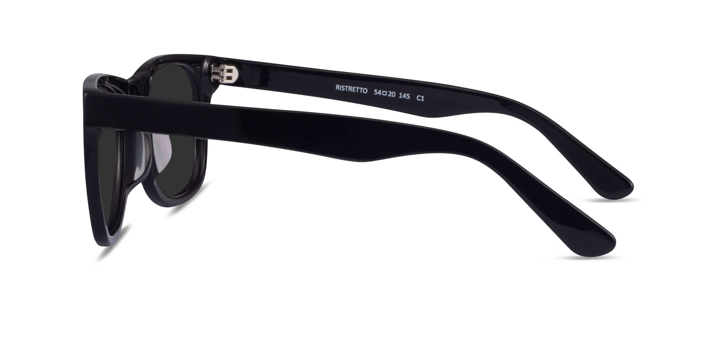 Ristretto - Square Black Frame Prescription Sunglasses | Eyebuydirect