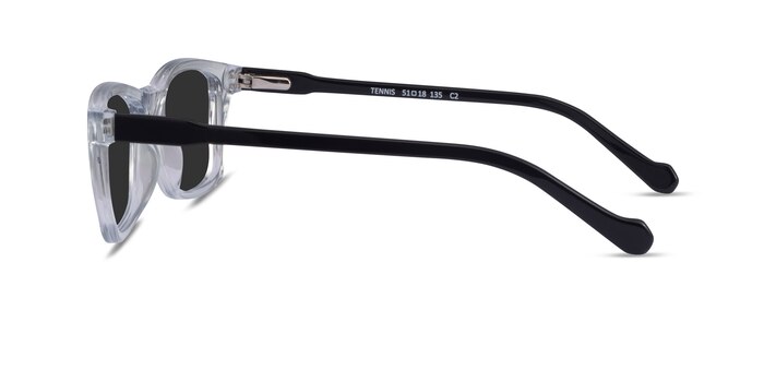 Tennis Clear Black Acetate Sunglass Frames from EyeBuyDirect