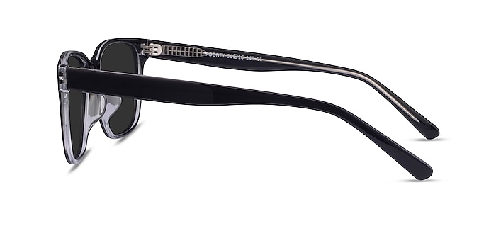 Rooney Black Acetate Sunglass Frames from EyeBuyDirect
