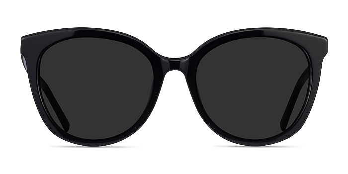 Cinematic Black Acetate Sunglass Frames from EyeBuyDirect