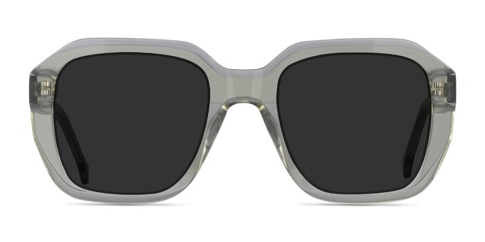 Azalea Clear Green Acetate Sunglass Frames from EyeBuyDirect