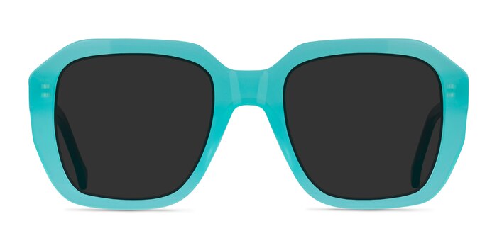 Azalea Turquoise Blue Acetate Sunglass Frames from EyeBuyDirect